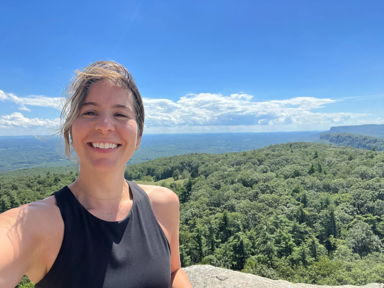 Lindsay Herr outdoors in the Hudson Valley